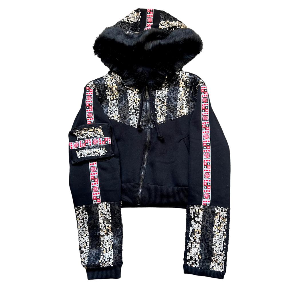 Stripey Sequin 'One of kind' Tracksuit