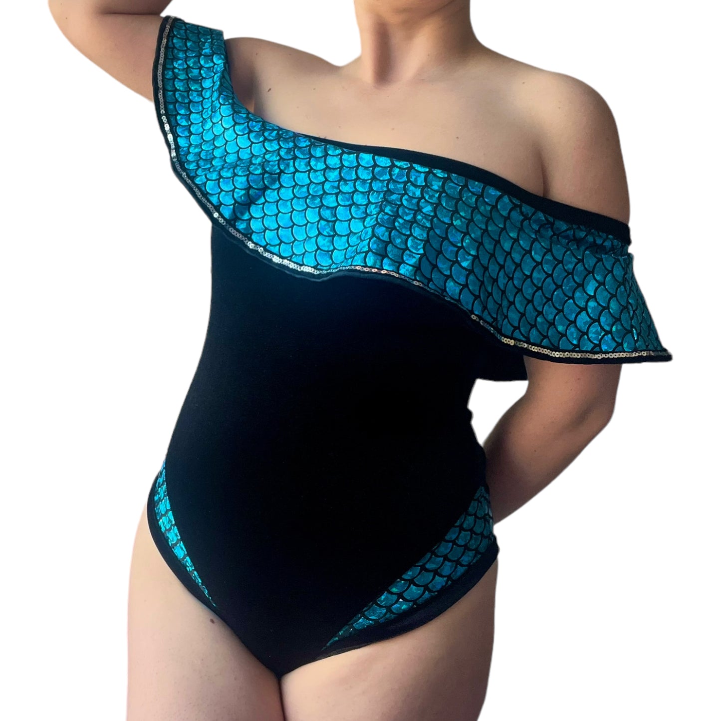 Saucy Siren Leotard - Blue