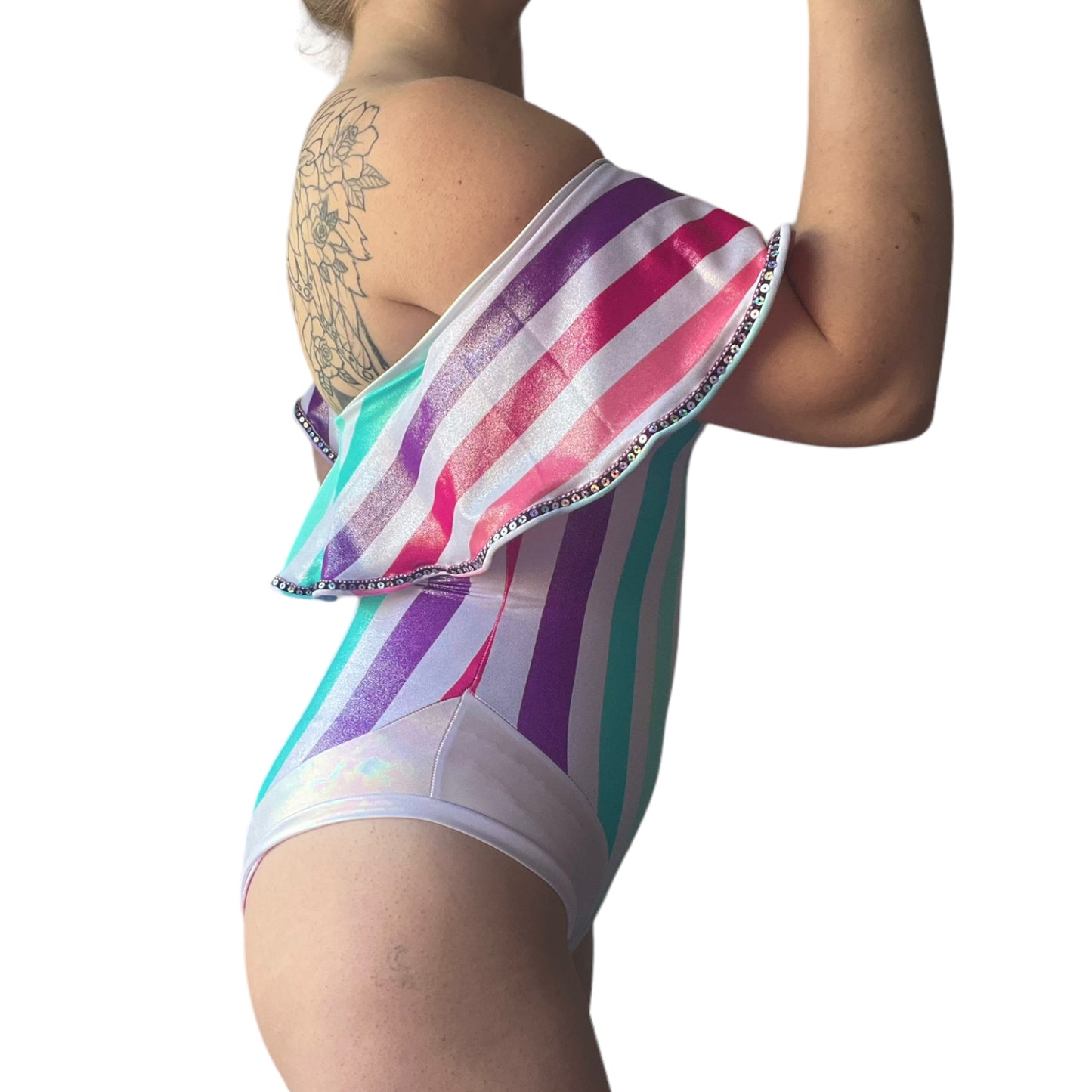 Candy stripes Leotard