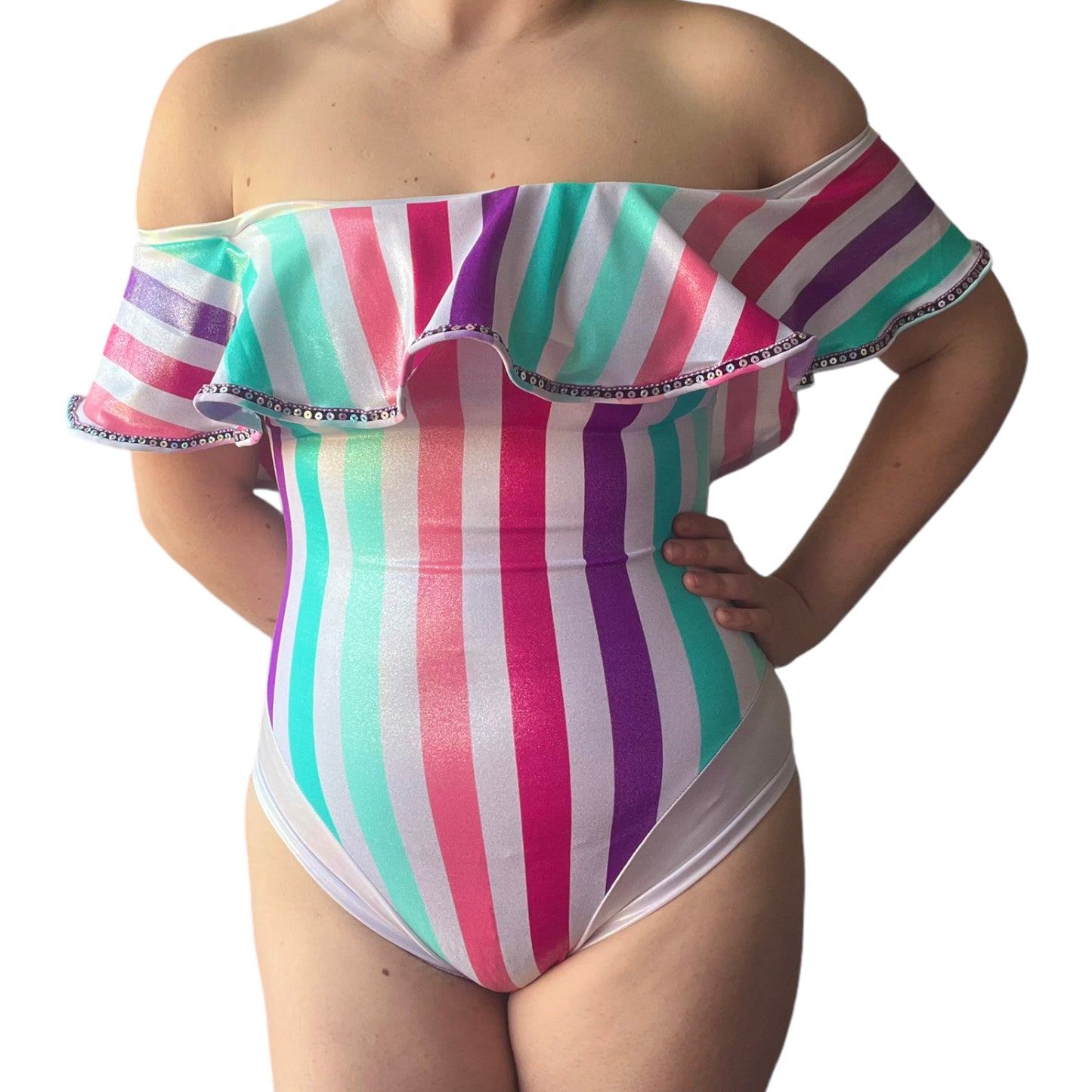 Candy stripes Leotard