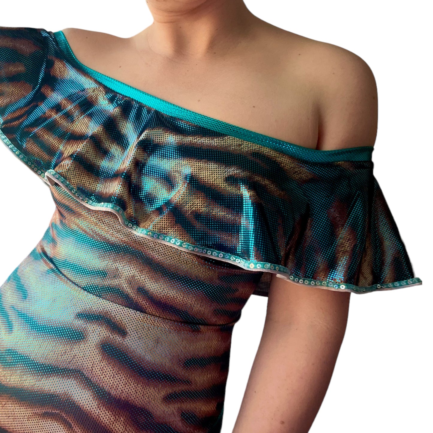 Sapphire Tiger Temptress Leotard