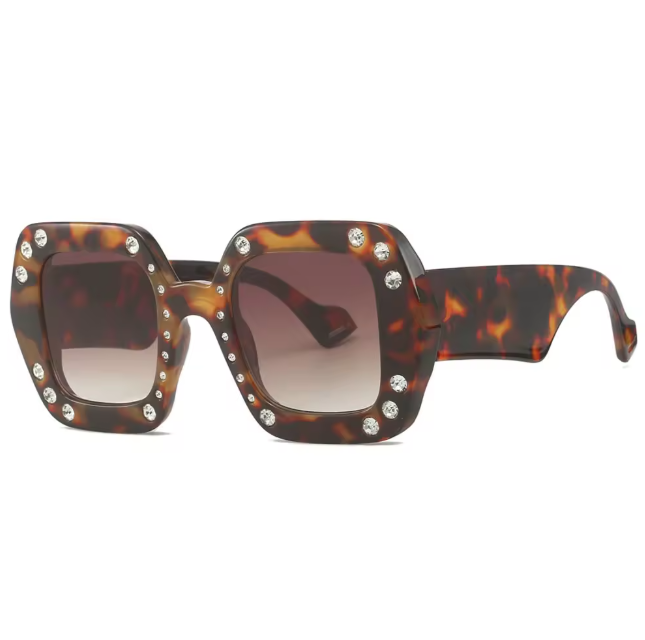 Disco Diva Diamante Shades - SQUARE