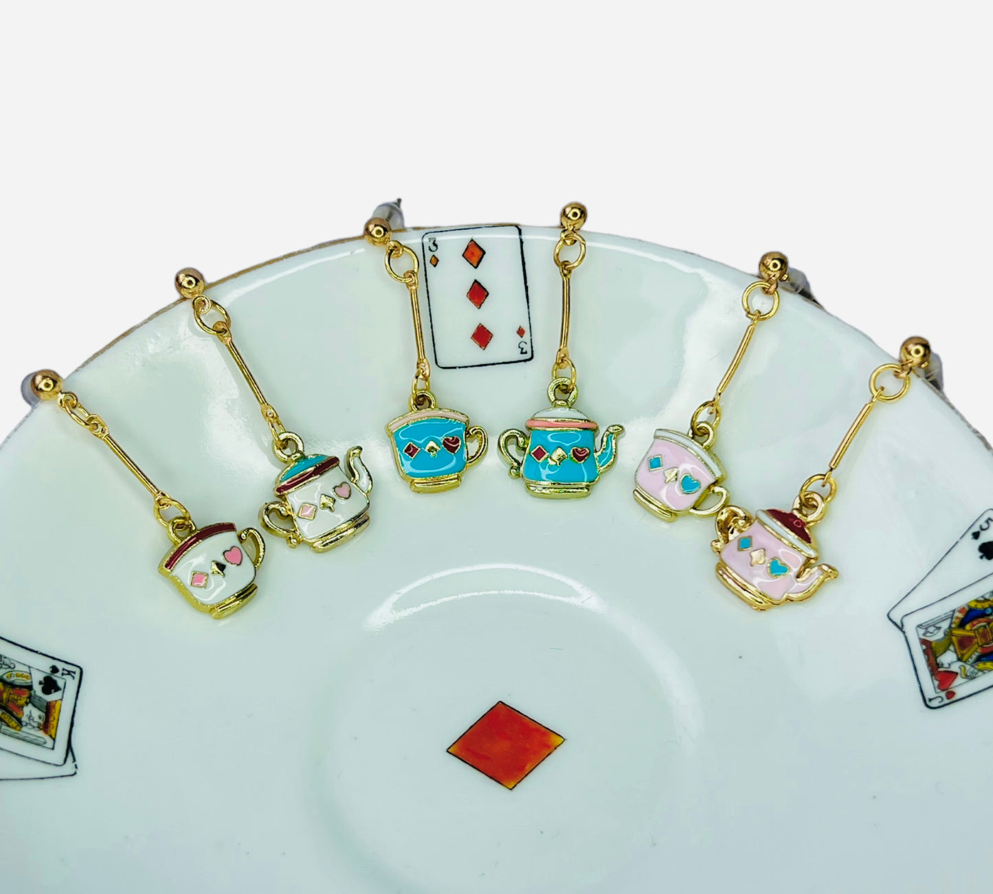 Tea party studs