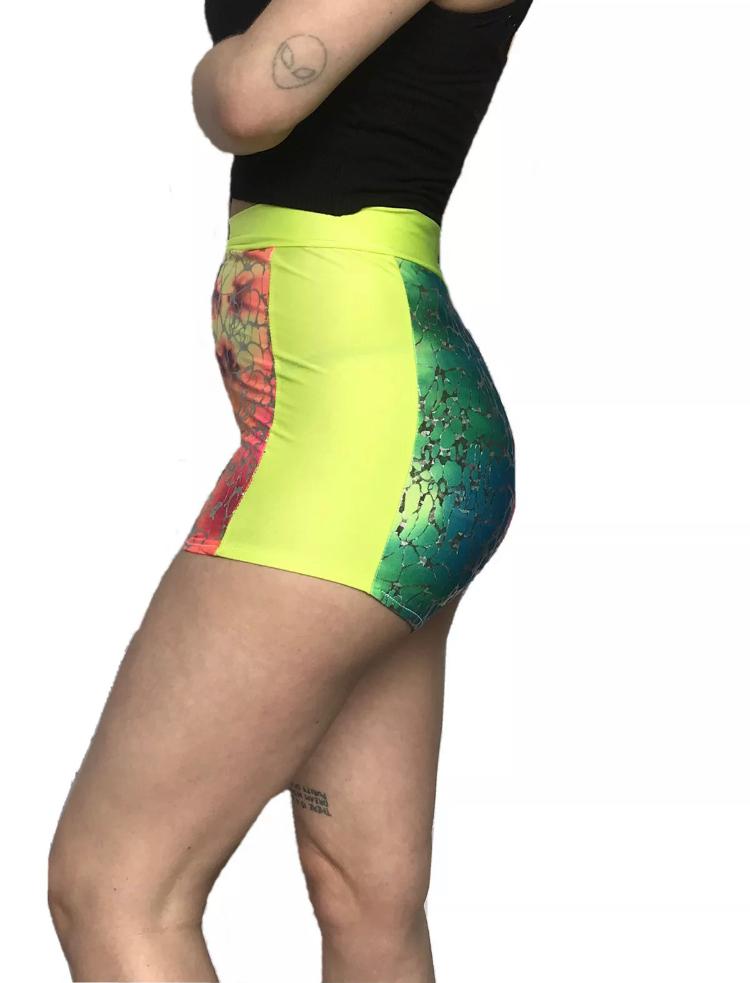 Ex Stock Multi Tie-dye Hotpants