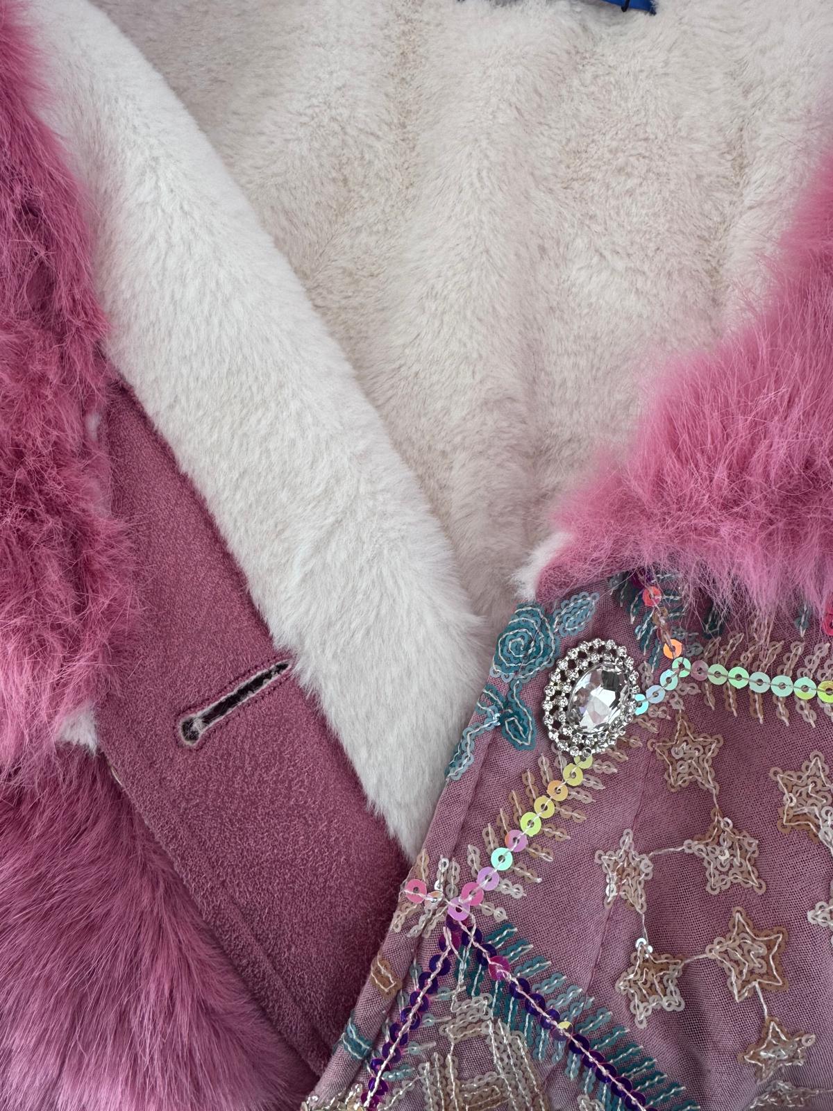 Star of the Show - Pink Luxury Fur Coat