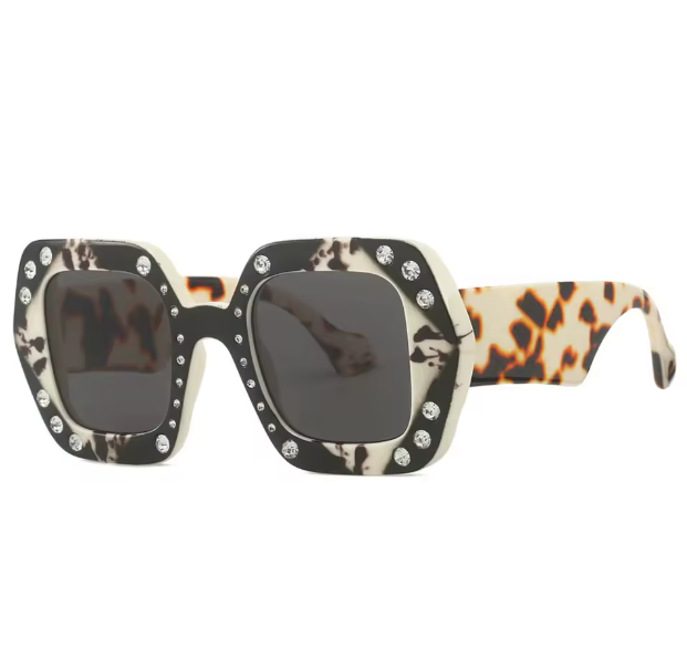 Disco Diva Diamante Shades - SQUARE