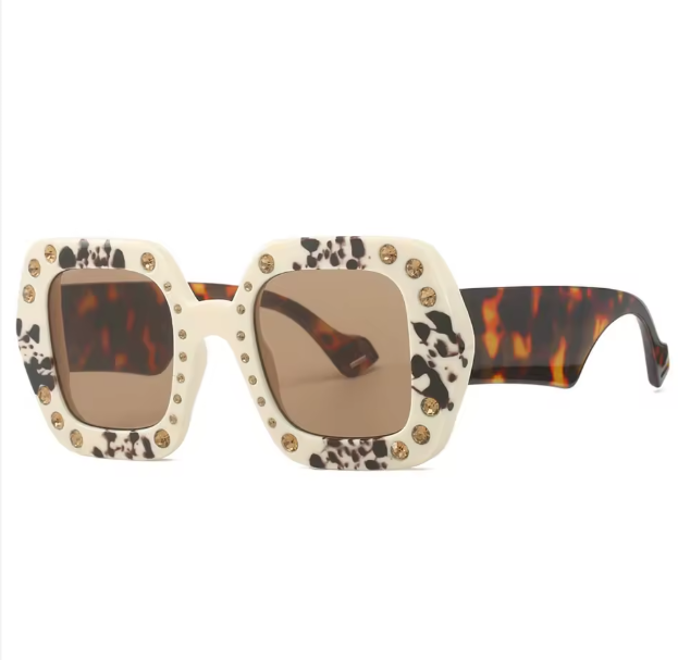 Disco Diva Diamante Shades - SQUARE