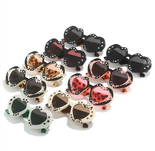 Disco Diva Diamante Shades - HEART