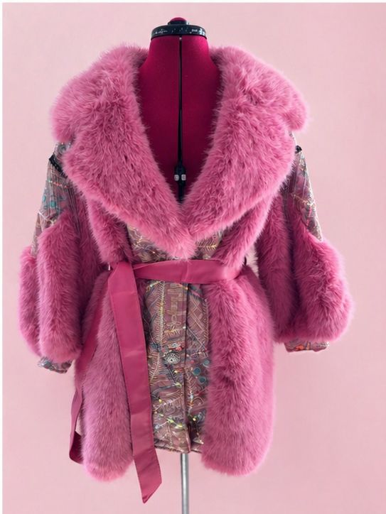 Star of the Show - Pink Luxury Fur Coat