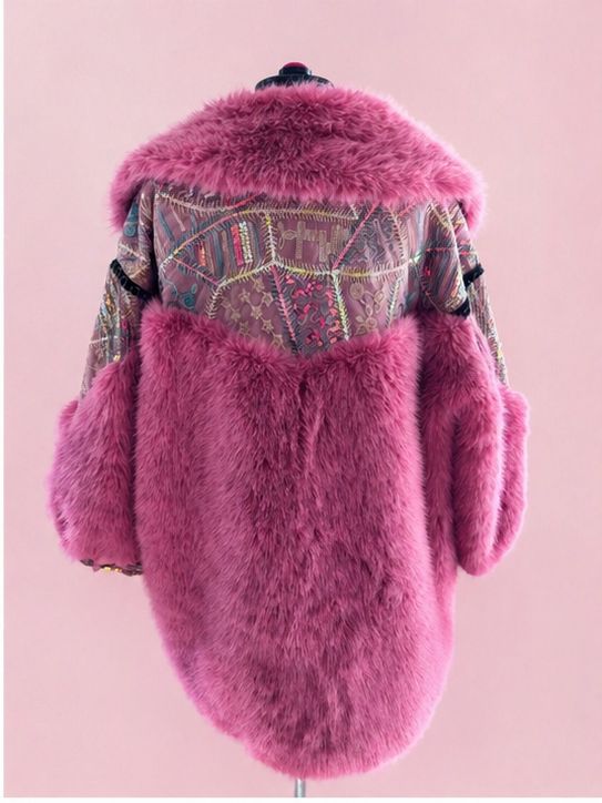 Star of the Show - Pink Luxury Fur Coat