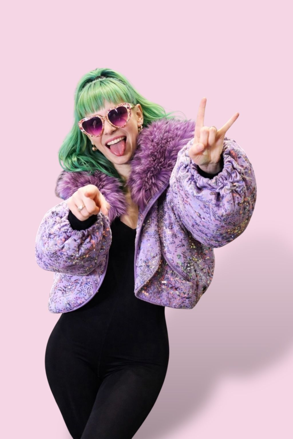Disco Diva Coat - Luxe Lilac