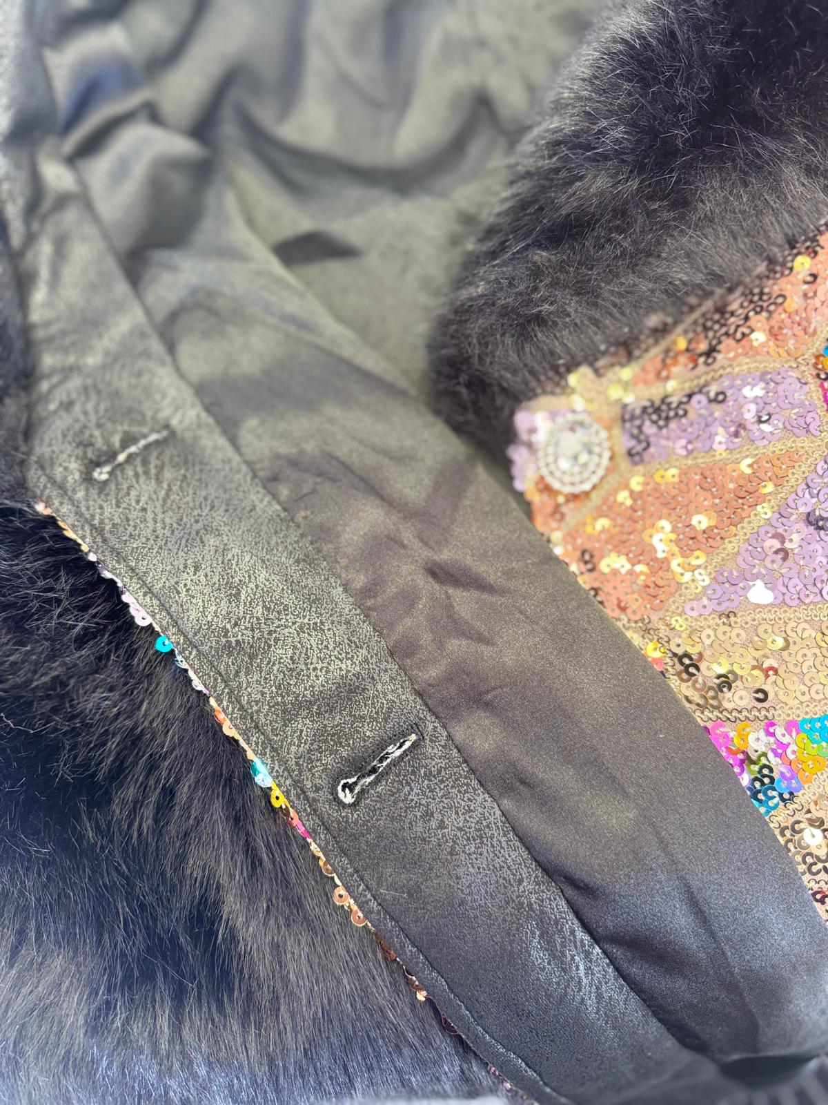 Star of the Show - Black Luxury Fur Coat