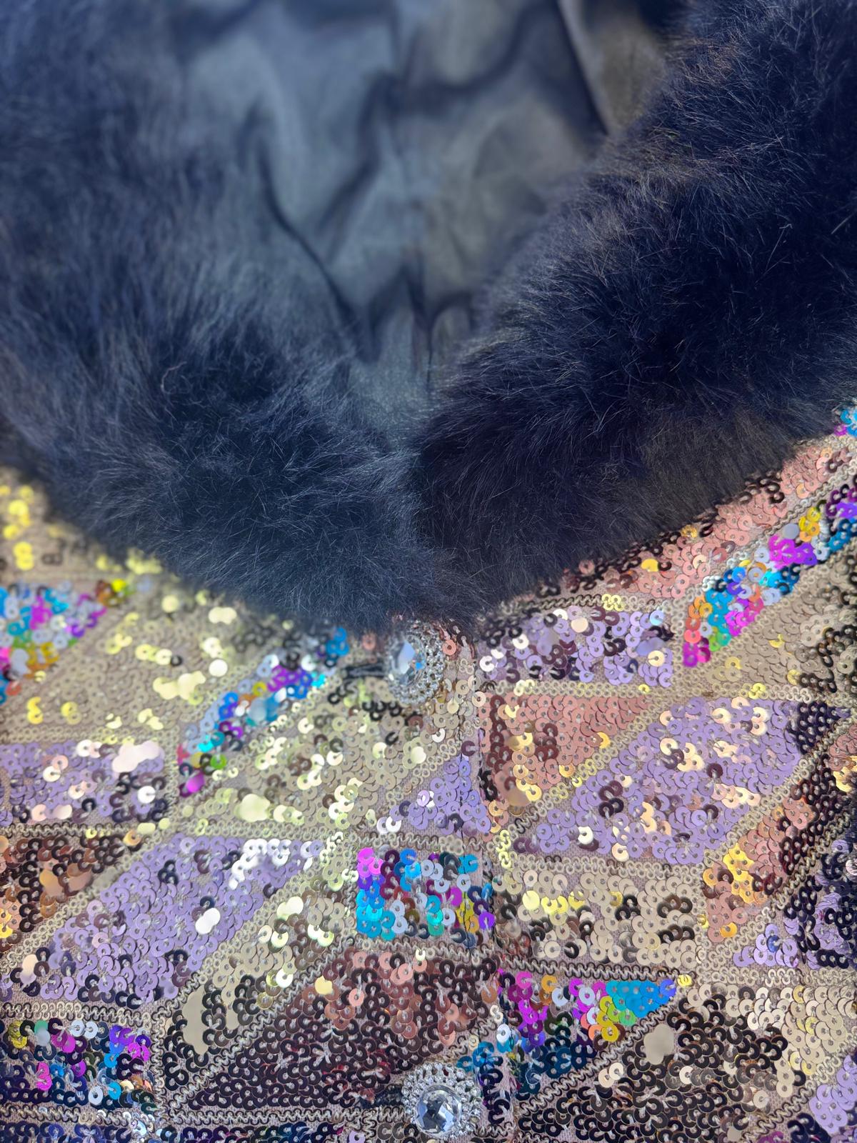 Star of the Show - Black Luxury Fur Coat