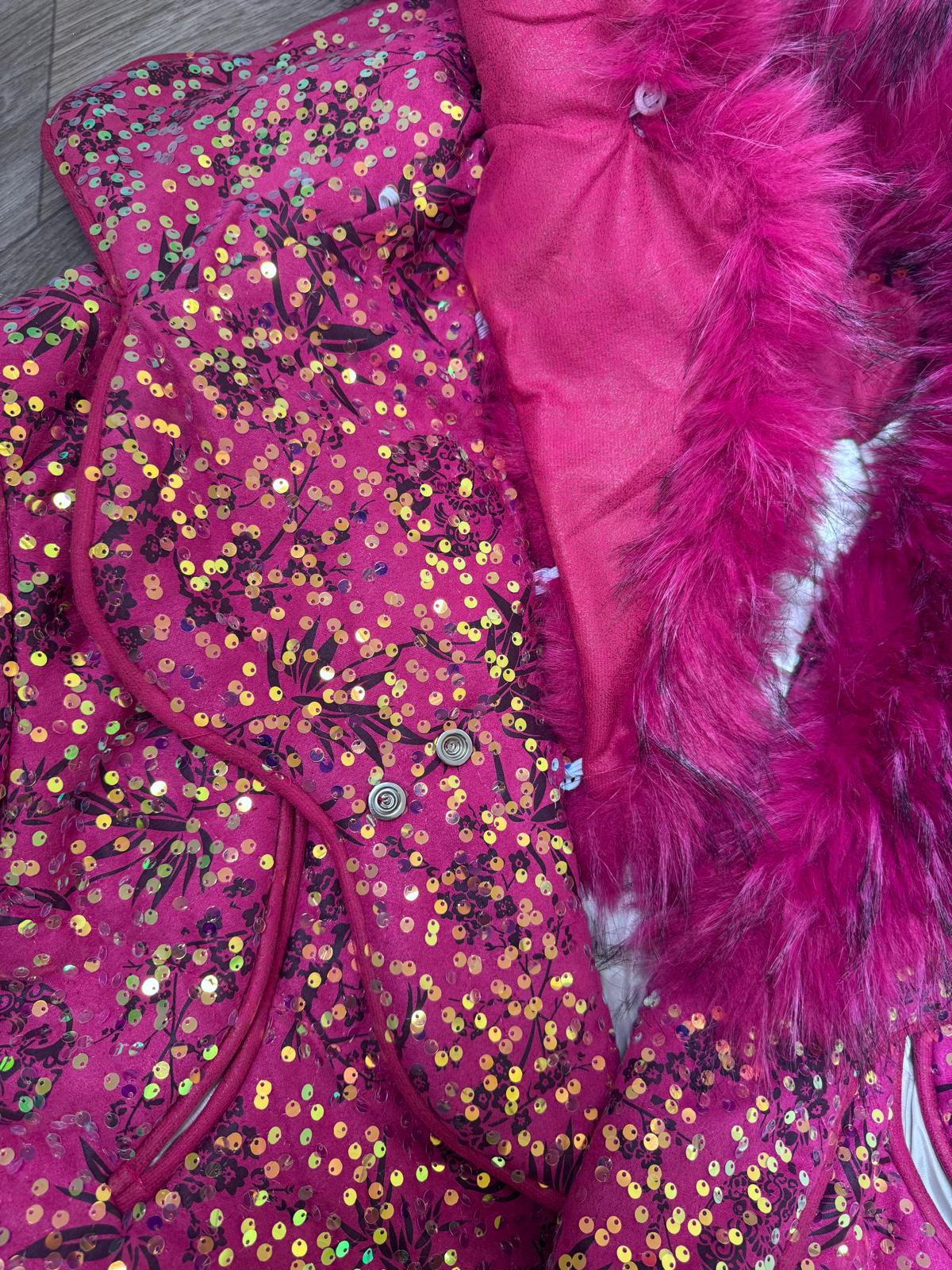 Disco Diva Coat - Hot Pink